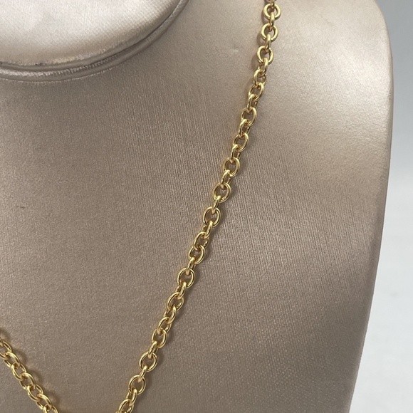 NWT JULIE VOS IRIDESCENT BLUSH PINK HEART GLASS PENDANT LONG NECKLACE - … - Picture 7 of 11